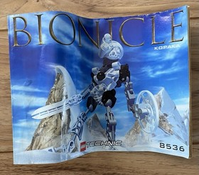 LEGO BIONICLE 8536 Kopaka Toa Mata Set with Instructions Poster Canister