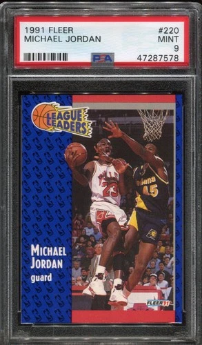 1991 Fleer Michael Jordan #220 HOF PSA 9