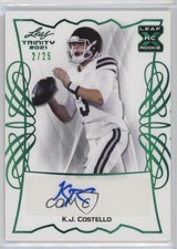 2021 Leaf Trinity Green Spectrum 2/25 KJ Costello #BA-KJC Auto 0b2