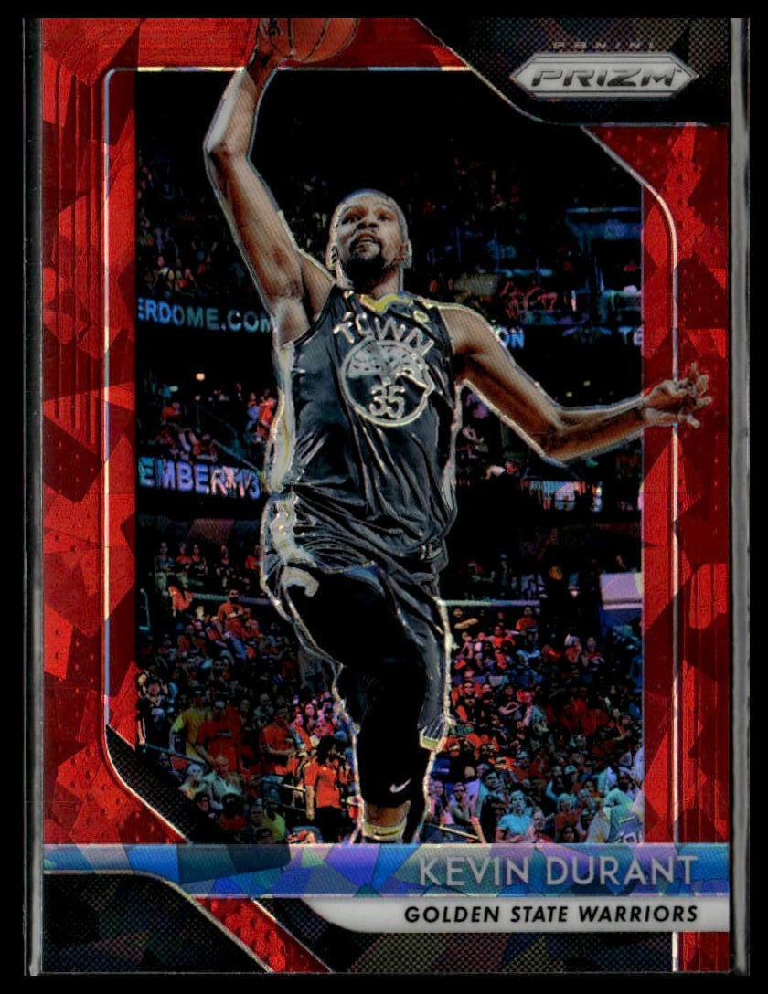 2018-19 Panini Prizm #252 Kevin Durant Prizms Red Ice