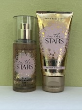 Bath  Body Works IN THE STARS Travel Size Fragrance Mist  Cream Set 2.5oz NEW