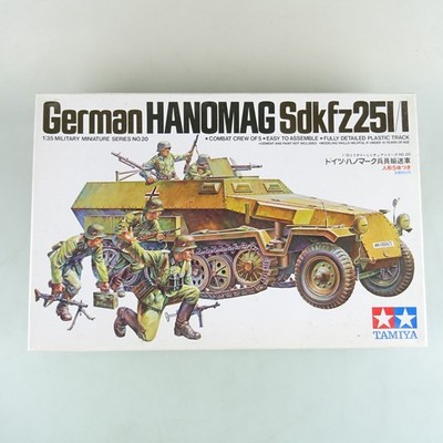 TAMIYA 1:35 Bausatz 35020 German Hanomag Sdkfz251/1 ungebaut in OVP