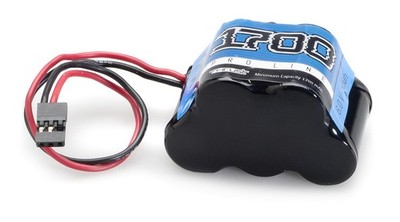 Absima RX Hump Pack NiMH 6.0V 1700mAh JR RC-Car Empfänger Akku 4110004