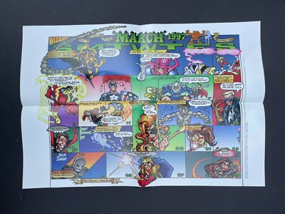Poster - 1997 Star Wars Wizard Promo Poster/Calendar Mar 1997 Porman Art |  eBay