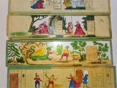 Scène religieuse sur verre pour lanterne magique - Verre