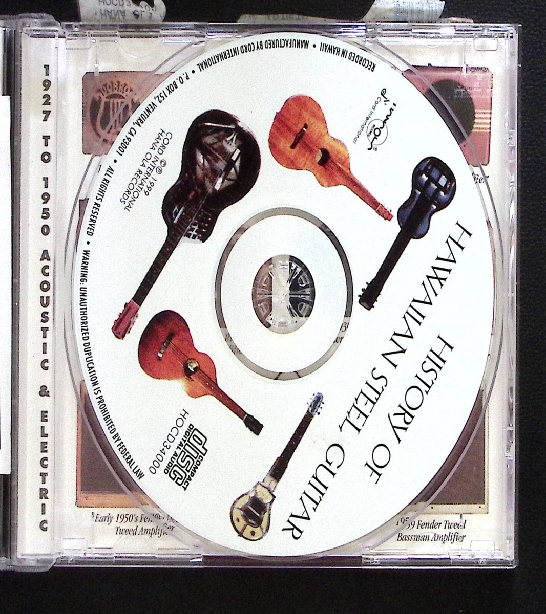 HISTORY OF HAWAIIAN STEEL GUITAR 1927 TO 1950 ACOUSTIC HISTORY OF HAWAIIAN STEEL GUITAR 1927 TO 1950 ACOUSTIC