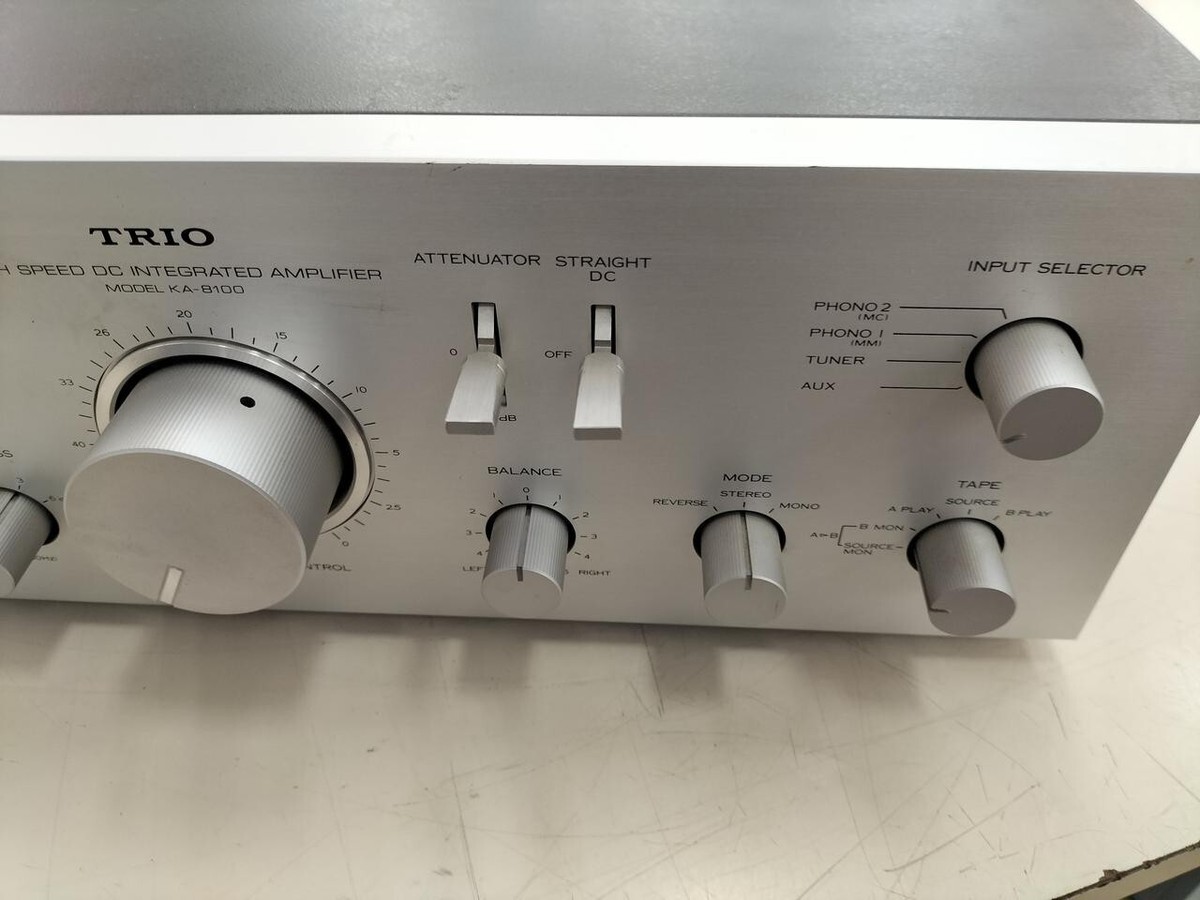 TRIO Kenwood KA-8100 HIGH Speed DC Integrated AMPLIFIER