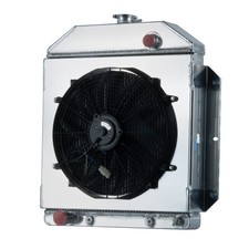 4 Row Radiator Shroud Fan For Ford Cars Club Crestline Country Sedan 19491953