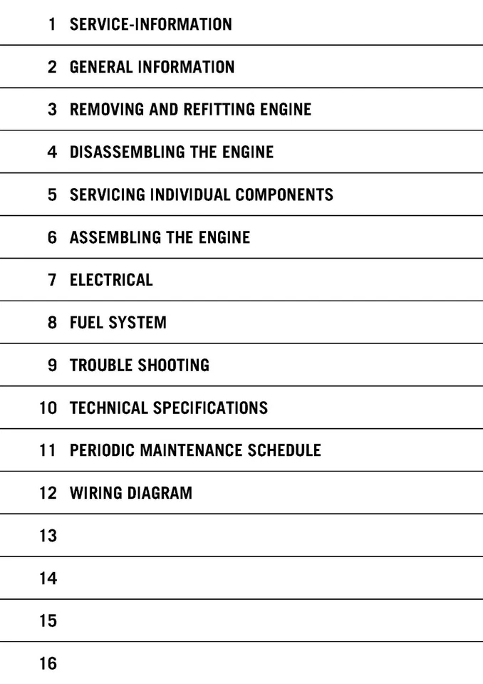 KTM Engine Service Workshop Shop Repair Manual Book 2007 300 EXC - Image 2 of 4