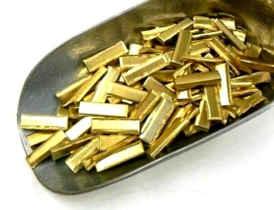 Cartridge Brass Alloy Bits Yellow Casting Alloy 70/30 Alloying Melting 2 Lbs