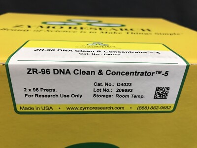 ZYMO ZR-96 DNA Clean & Concentrator-5 PCR Purification Kit 5ug 96