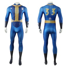 Hank Jumpsuit Cosplay Fallout Stage Bodysuit Men Suit Uniform Costume Halloween