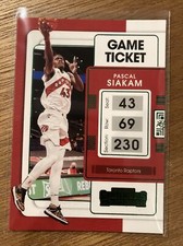 2021-22 Panini Contenders - Game Ticket Green #31 Pascal Siakam