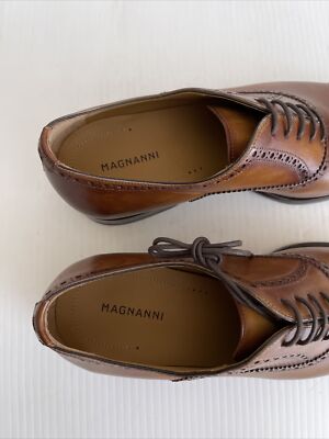 Magnanni Men\'s Elliott Cap Toe Oxford Cognac Brown - 9 s-l400.jpg main image 4