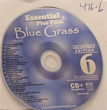 476-06 BLUEGRASS BLUE GRASS  CHARTBUSTER KARAOKE CDG
