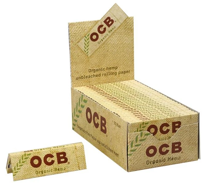 25x OCB Organic Hemp Regular Papers kurze Blättchen aus Bio-Hanf ungebleicht
