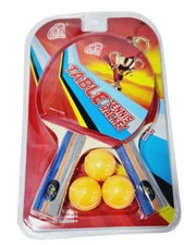 Ping Pong Paddle Set with 3 Balls 2 Players Table Tennis Paddle Kit Racket