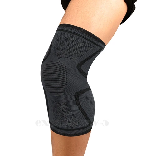 Elastic Knee Sleeve Support Brace for Joint Pain Injury Sprain Knee Cap Compress - Picture 17 of 66