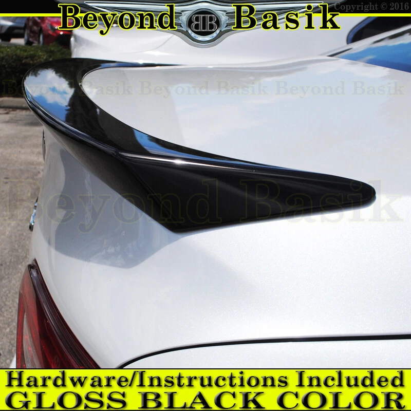 Alerón estilo fábrica negro brillante para Toyota Camry 2018-2021 2022 2023 2024 Foto 2 de 3