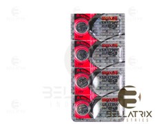 Maxell 301 SR43SW Silver Oxide 1.55 Volt Battery 4 Batteries