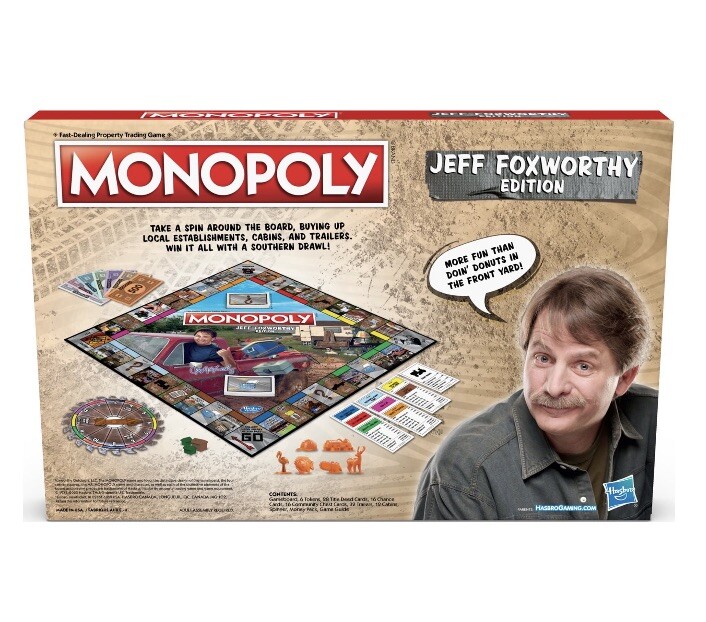 Monopoly Jeff Foxworthy Ed Board Game Hasbro Parker Brothers