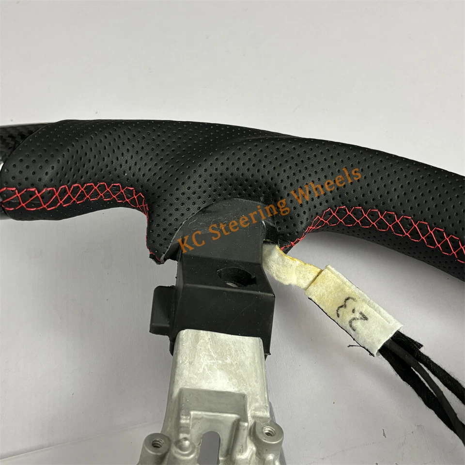 Volante de fibra de carbono personalizado para Dodge Challenger Charger 2012-2014 Foto 2 de 4