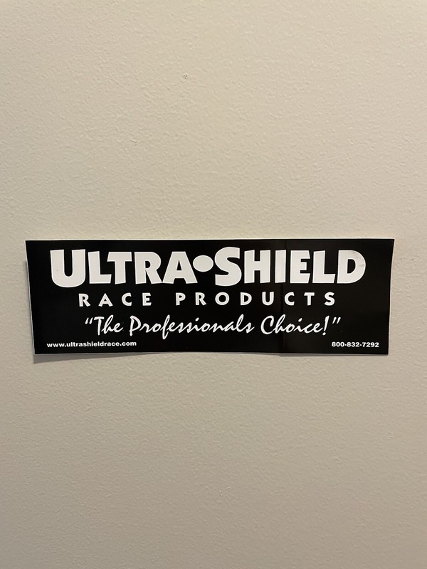 ULTRA SHIELD RACE PRODUCTS “THE PROFESSIONALS CHOICE” racing sticker/decal