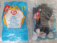 Vintage Nook The Husky 11 1999 McDonald's TY Tinie Beanie Baby New In Sealed Bag