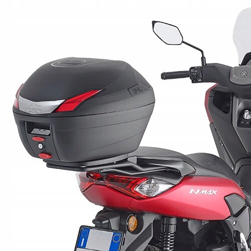 Porte-bagages central Yamaha N-Max 125/155 de 2021 pour sécuriser vos paquets sans top-case arrière