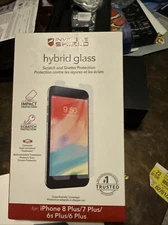 ZAGG INVISIBLESHIELD HYBRID SCREEN PROTECTOR FOR IPHONE 6/7/8 PLUS *DM