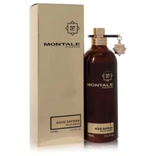 Montale Aoud Safran by Montale Eau De Parfum Spray 3.4 oz For Women New In Box