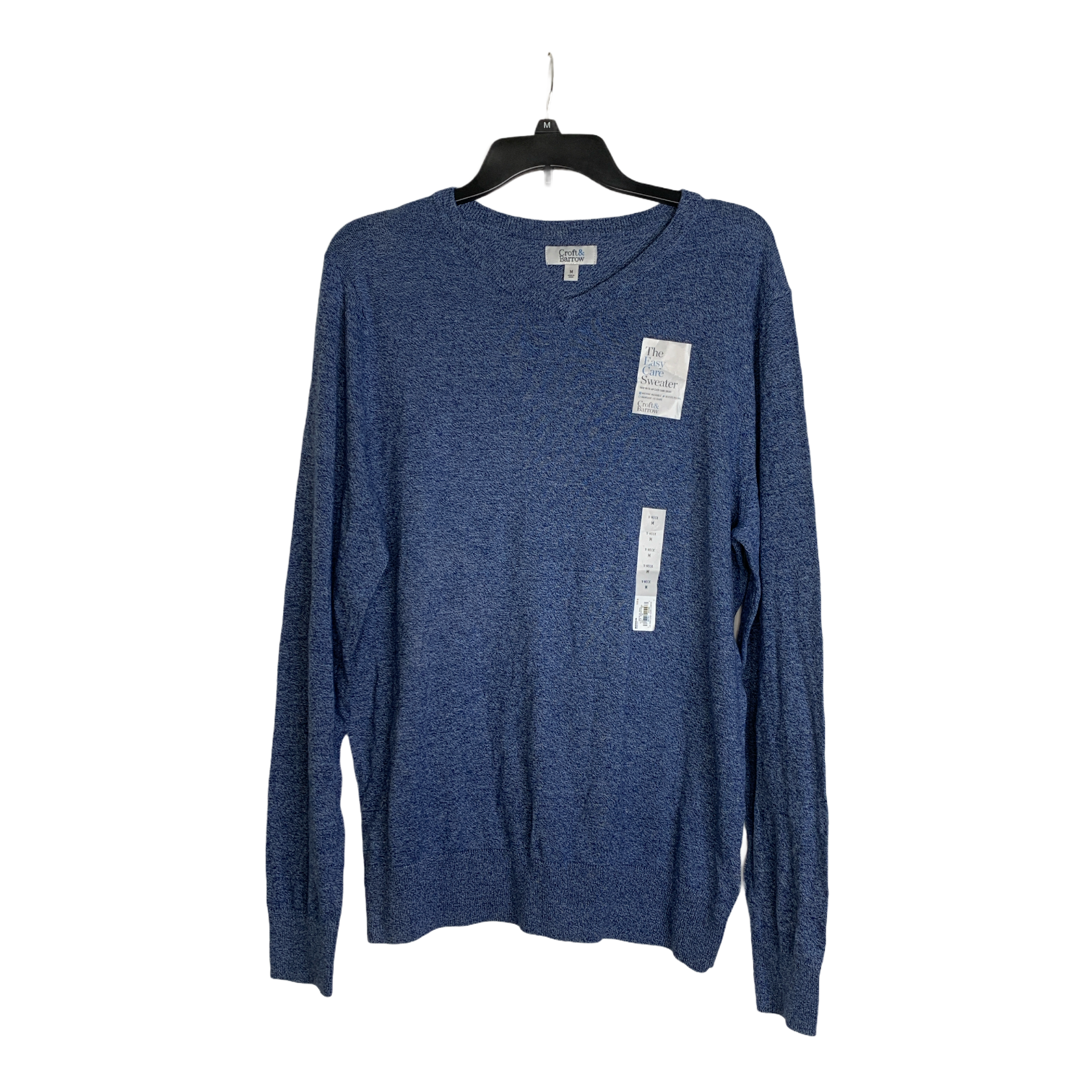 Croft \u0026 Barrow Mens V-Neck Easy Care 