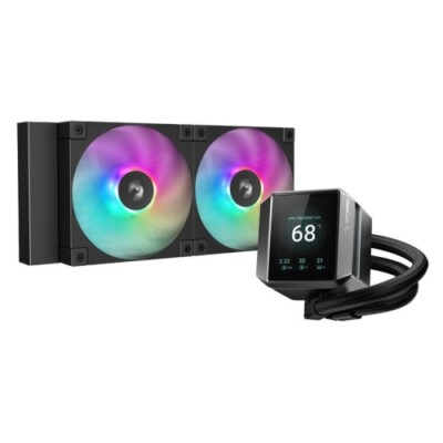 Deepcool MYSTIQUE 240, CPU cooler, ARGB LED, 2 x 120mm, Black