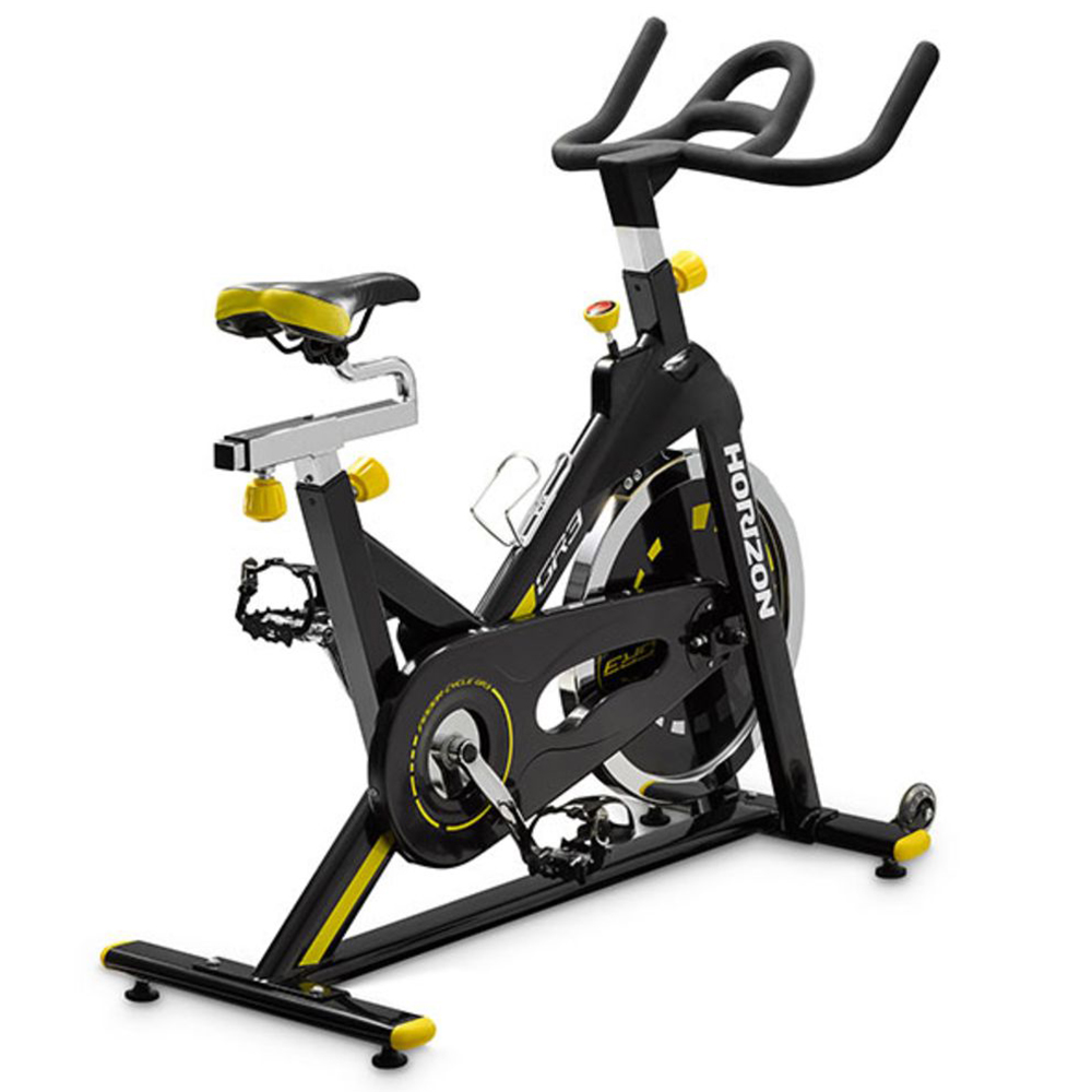 Cyclette fitness gym bike indoor cycle GRX3 Nero/Giallo Horizon Fitness