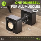 Adjustable Dumbbell 4-36kg Weight Set - Adjustable Dumbbell Set with Anti-slip