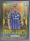 2024-25 Topps UEFA Merlin Chrome Yann Bisseck Mystic Nights GOLD /50 Inter Milan