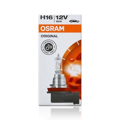 Osram ORIGINAL OEM H16 Fog Halogen Headlight Bulb 64219L+ DOT 19W 12V 1-Pack