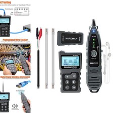 Network Cable Tester Ethernet Wire Tracer PoE Tester RJ45 LAN Fault Location