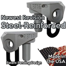 Steel Core Left & Right Hinges 3T16 3T17 for Rubbermaid Shed 6X5 Resin Slide-Lid