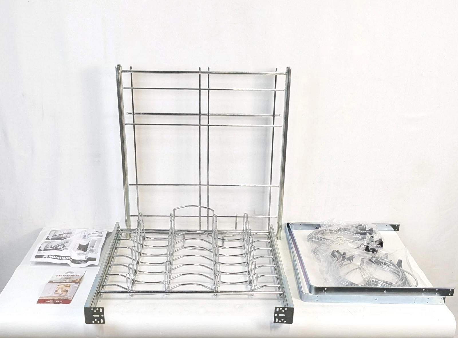 Rev-A-Shelf 2-Tier Kitchen Cabinet Pullout Organizer For Pots & Pans 5CW2-2122-C