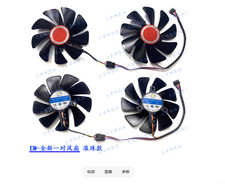 Black Wolf Fan FDC10U12S9-C For XFX RX Vega56/RX Vega64 non-public Ver RX580 590