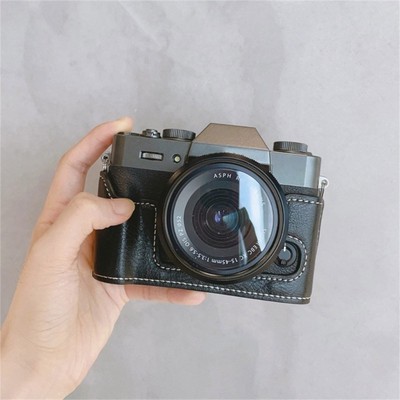 PU Leather Half Camera Case Bag for XT30 XT20 XT10 Against Scratches Covering