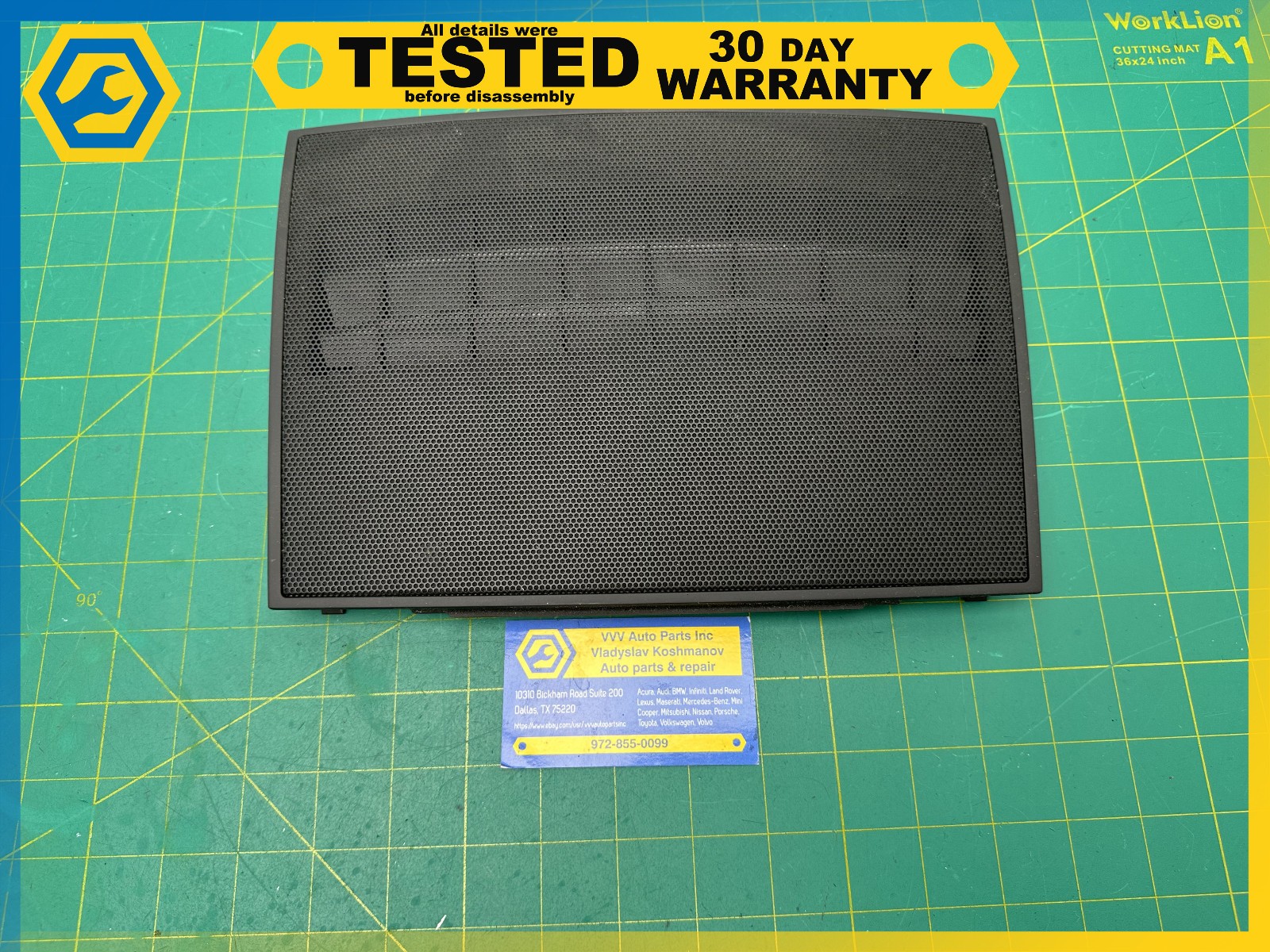 06-12 BENTLEY Flying Spur DASH DASHBOARD CENTER AIR VENT GRILLE COVER OEM