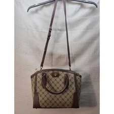 Nine West crossbody womens brown tan clutch bag 