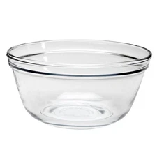 Anchor Hocking 4-Quart Glass Mixing Bowl - Durable, Oven/Microwave Safe