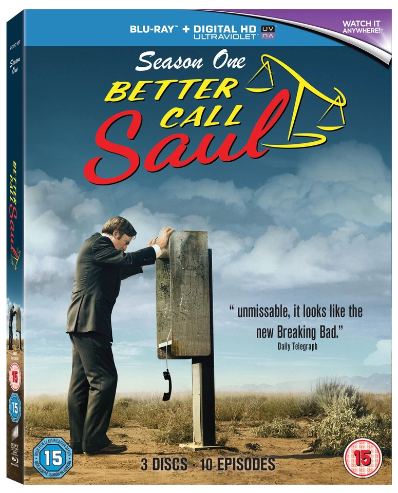 Better Call Saul: Season One (Blu-ray) Michael Mando Michael McKean (UK IMPORT) - Image 2 of 2