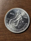 Vintage 1984 Engelhard American Prospector - 1 oz .999 Fine Silver Round