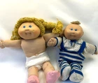 Vintage Cabbage Patch Kids 1978, 1982  Girl Doll Gold Blond Hair Blue Eyes +++++