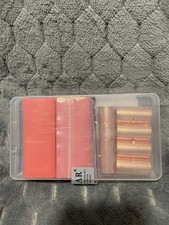 6PCS 1/0 Gauge Non Insulated Butt Connectors Uninsulated Butt Splice Connectors