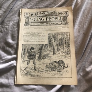 August 1884 Harpers Young People Weekly Good Condition 